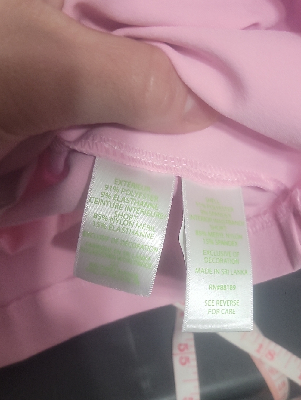 Women's Pink Pleated Mini Skirt - Picture 9 of 10